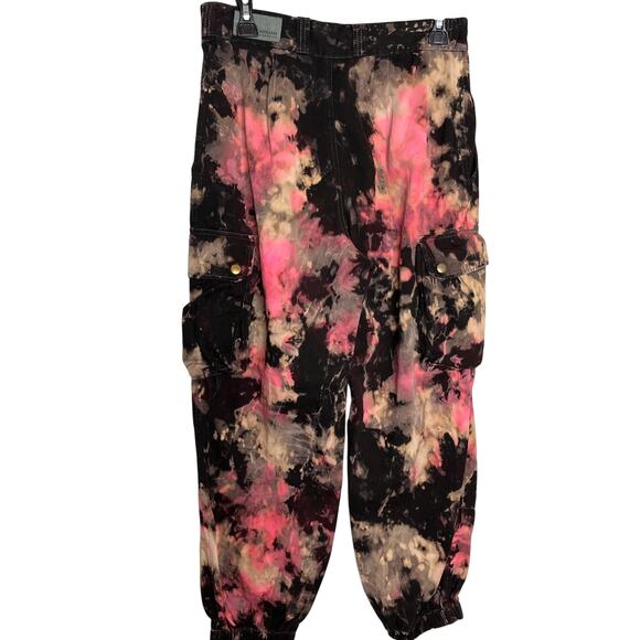 Carmar Black and Pink Tie-Dye Women Jeans - Picture 5 of 9